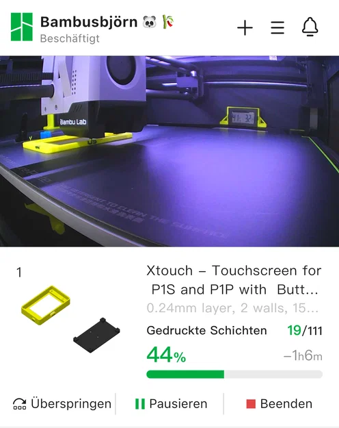 Ngàm gắn Hygrometer nam châm cho Bambu Lab P1P/P1S/X1C/X1E - Image 3