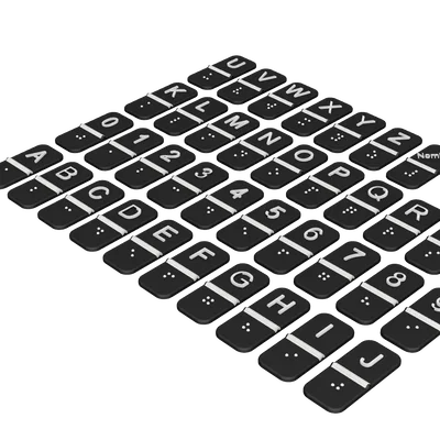 Lettres braille (Chữ cái Braille)