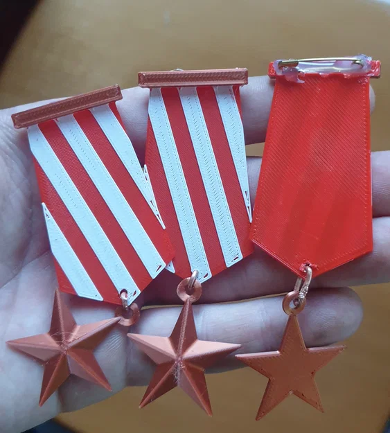 Huy chương kiểu quân đội cổ WWI (replika vojenských medailí) - Image 1