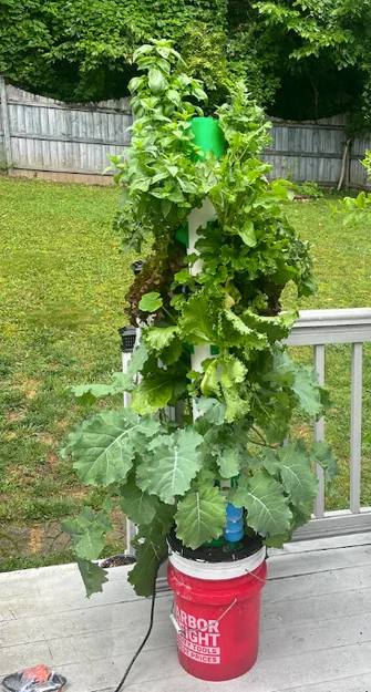 Tháp Aeroponic/Hydroponic Tùy Biến (Customizable Aeroponic/Hydroponic Tower) - Image 3