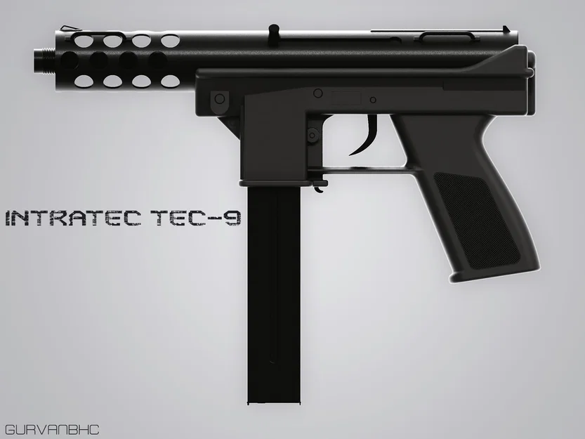 Props TEC-9 (không có bộ phận chuyển động) - Image 2