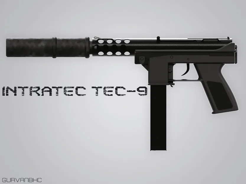 Props TEC-9 (không có bộ phận chuyển động) - Image 4