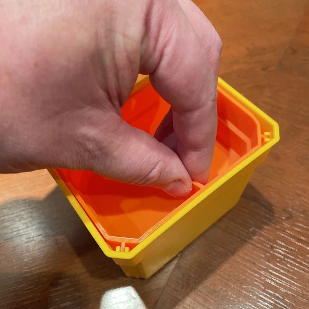 Cốc DeWalt T-STAK/Stanley FATMAX organiser: nested cups Top & Bottom - Image 3