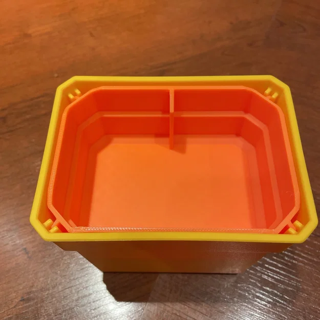 Cốc DeWalt T-STAK/Stanley FATMAX organiser: nested cups Top & Bottom - Image 4