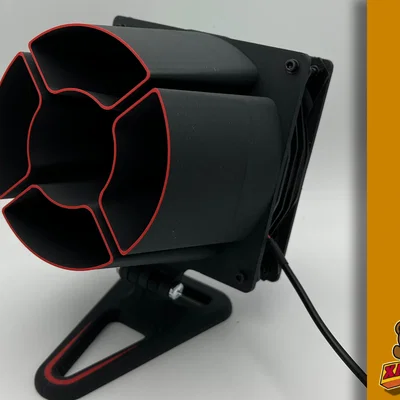 Tự thiết kế quạt để bàn 120mm phong cách Noctua chuyên nghiệp