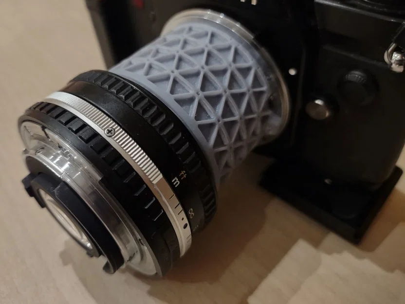 Adapter đảo đầu Nikon F-mount sang ren filter 52mm (Reverse adapter) - Image 10