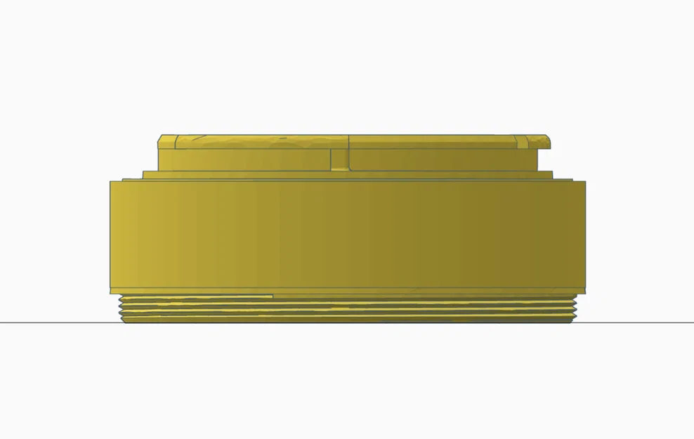 Ngàm chuyển đổi Nikon F ngược in 3D (Reverse Lens Adapter for Macro) - Image 1