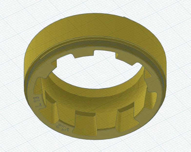 Ngàm chuyển đổi Nikon F ngược in 3D (Reverse Lens Adapter for Macro) - Image 4