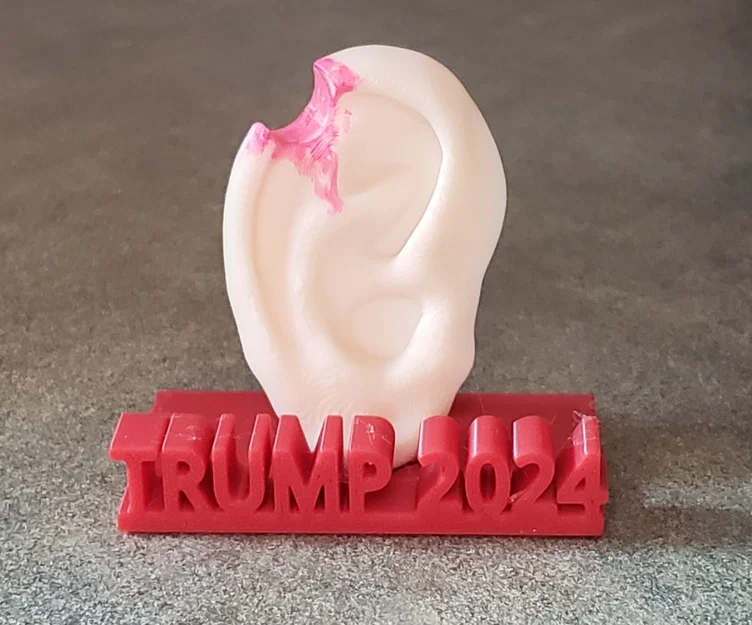 Mô hình 3D lưu niệm tai Trump 2024 độc đáo - Image 1