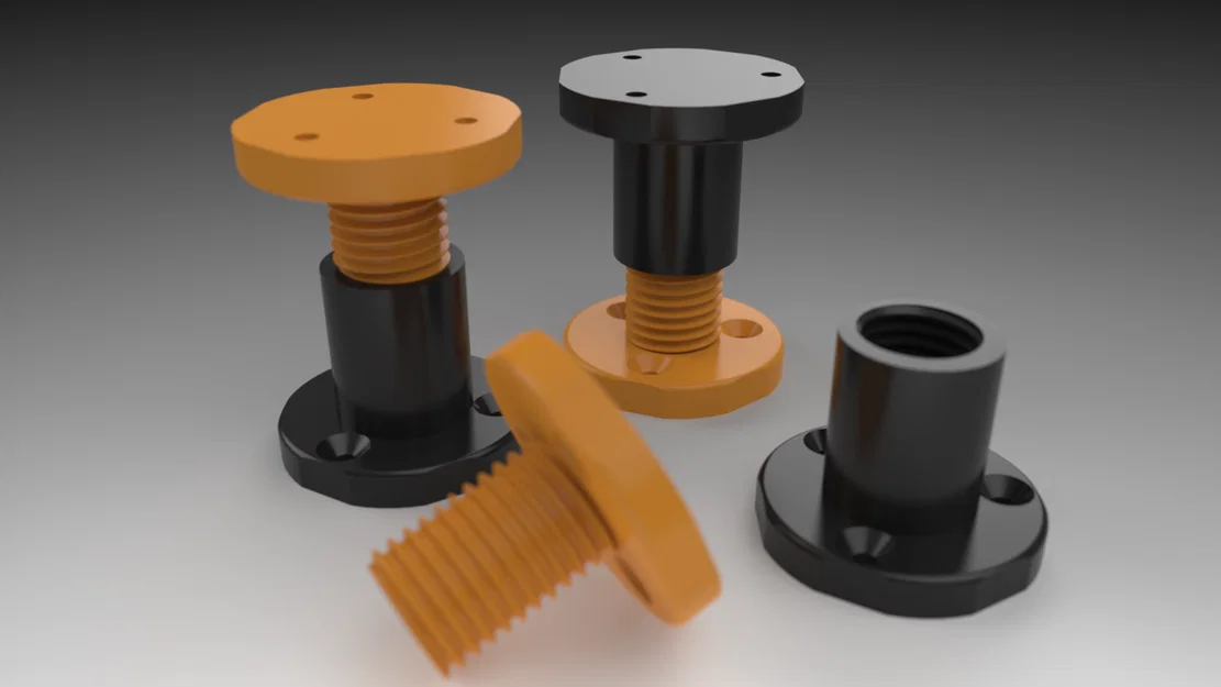 Chân đỡ / Chân nội thất điều chỉnh được (Dễ in 3D) - Image 6