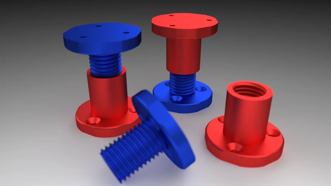 Chân đỡ / Chân nội thất điều chỉnh được (Dễ in 3D) - Image 8