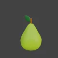 Mô hình trái lê realistic (Realistic pear fruit model) - Thumbnail 1