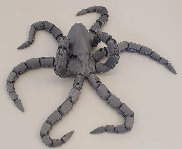 Inky the Playful Octopus – Bạch Tuộc Tinh Nghịch Dễ In 3D - Image 2