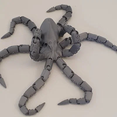 Inky the Playful Octopus – Bạch Tuộc Tinh Nghịch Dễ In 3D