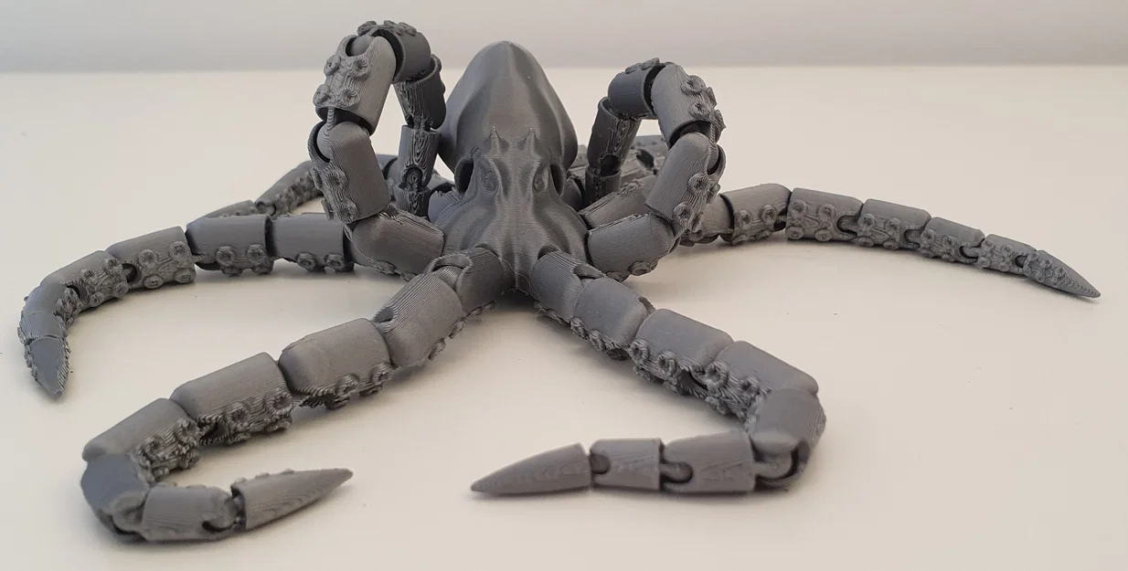 Inky the Playful Octopus – Bạch Tuộc Tinh Nghịch Dễ In 3D - Image 3