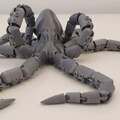 Inky the Playful Octopus – Bạch Tuộc Tinh Nghịch Dễ In 3D