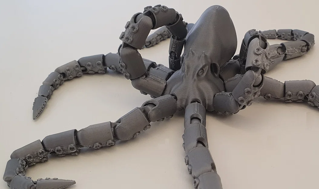 Inky the Playful Octopus – Bạch Tuộc Tinh Nghịch Dễ In 3D - Image 4