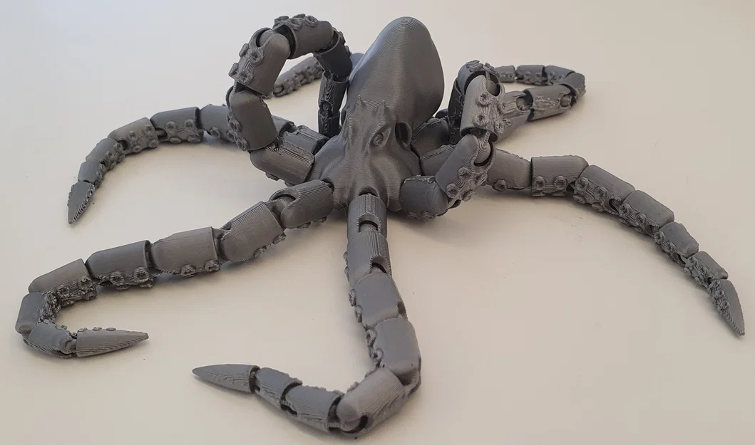 Inky the Playful Octopus – Bạch Tuộc Tinh Nghịch Dễ In 3D - Image 5