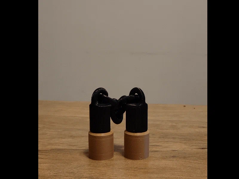 Mô hình côn nhị khúc thu gọn (Collapsible Nunchucks) in 3D độc đáo - Image 3