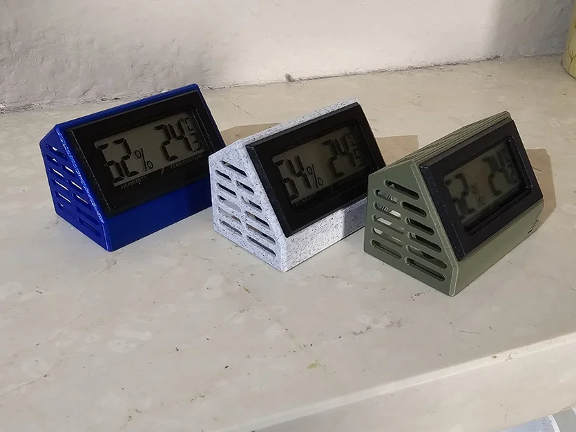 Đế giữ nhiệt ẩm kế 3D (Thermo-Hygro stand) nhỏ gọn tiện lợi - Image 1