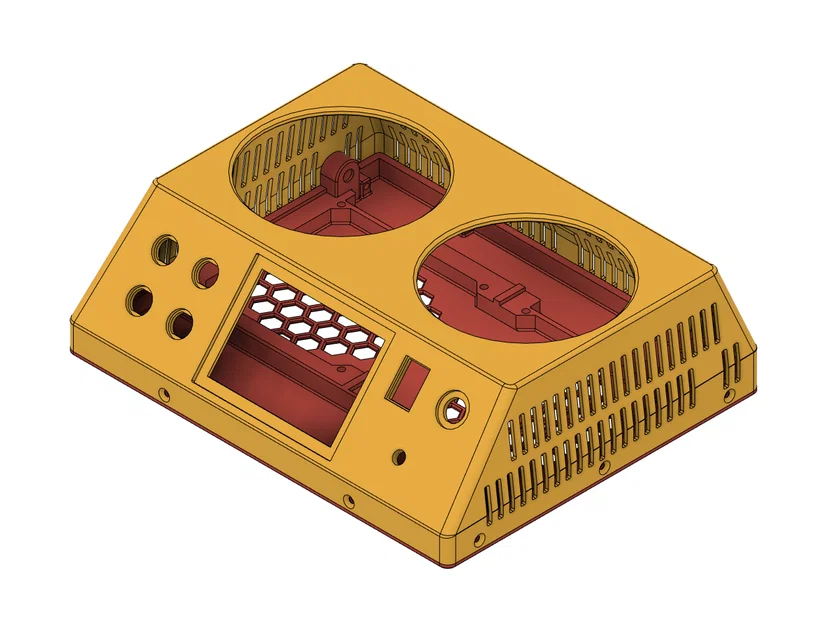 Case in 3D cho thiết bị kiểm tra tải giả Atorch DL24M (Dual Fan) - Image 3