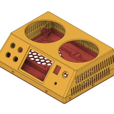 Case in 3D cho thiết bị kiểm tra tải giả Atorch DL24M (Dual Fan)