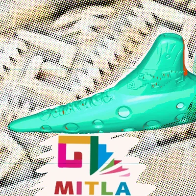Đàn Ocarina Soprano phong cách Mitla-Oaxaca in 3D