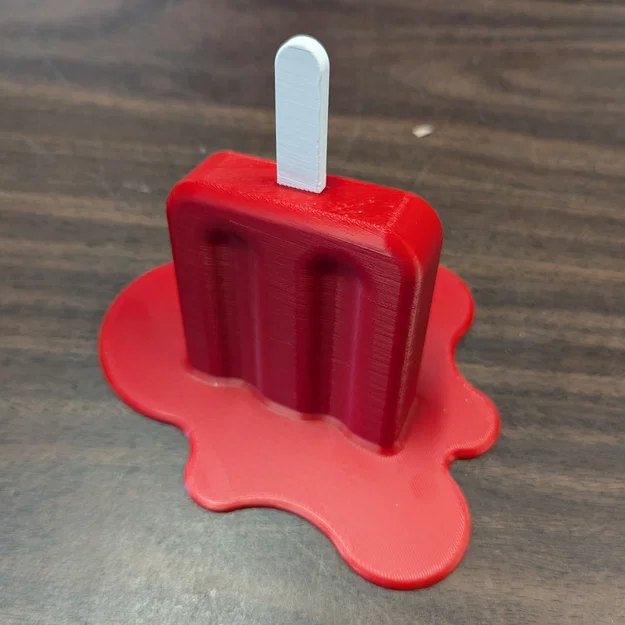 Mô hình kem tan chảy (Melted Popsicle) trang trí bàn làm việc cực chất - Image 1