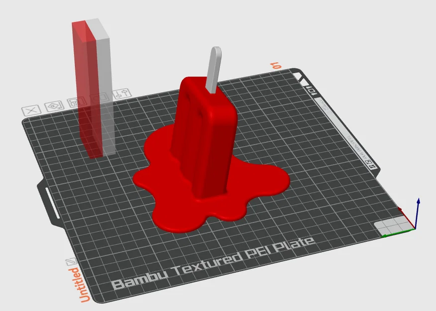 Mô hình kem tan chảy (Melted Popsicle) trang trí bàn làm việc cực chất - Image 2