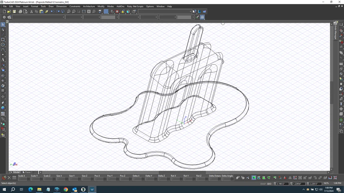 Mô hình kem tan chảy (Melted Popsicle) trang trí bàn làm việc cực chất - Image 3