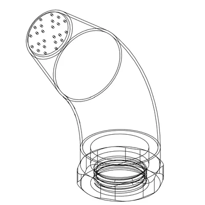 Đầu tưới cây gắn chai nhựa 1.5L phiên bản mới - Phụ kiện in 3D tiện lợi
