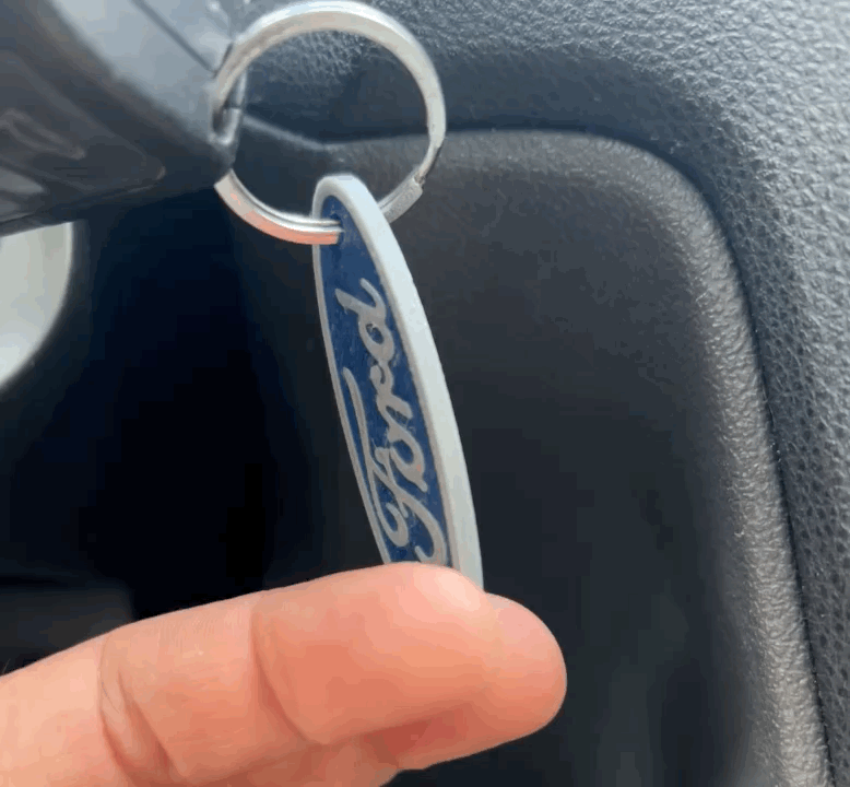 Móc khóa Ford hai mặt in multicolor - Thumbnail 3