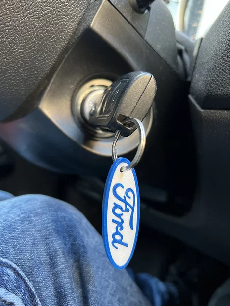 Móc khóa Ford hai mặt in multicolor - Image 4