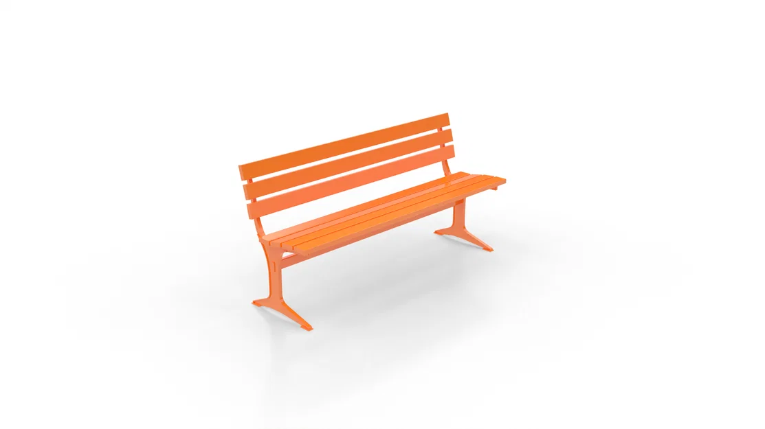 Mô hình ghế công viên 1:48 (Scale Park Bench) trang trí sa bàn - Image 1