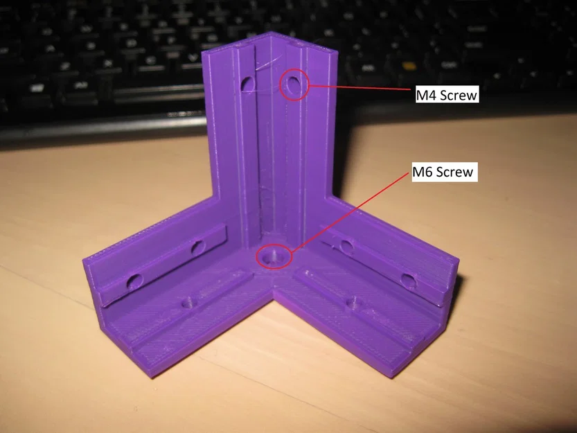 Góc Khung Nhôm Định Hình 2020 (2020 Aluminum Extrusion Frame Corner) - Image 3