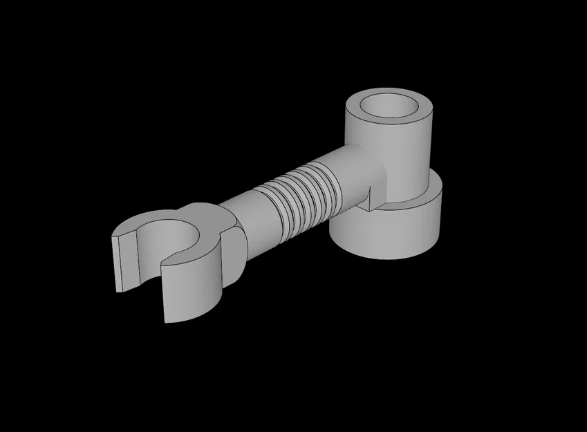 Mô hình gạch nối Lego 1x1 có khớp xoay (4735.dat) để in 3D - Image 1