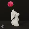 Mô hình 3D Lọ Hoa Nghệ Thuật VASSEL WOMAN FIGURE 01 trang trí - Thumbnail 1