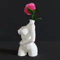 Mô hình 3D Lọ Hoa Nghệ Thuật VASSEL WOMAN FIGURE 01 trang trí - Thumbnail 2