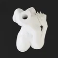 Mô hình 3D Lọ Hoa Nghệ Thuật VASSEL WOMAN FIGURE 01 trang trí - Thumbnail 5