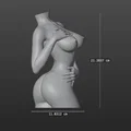 Mô hình 3D Lọ Hoa Nghệ Thuật VASSEL WOMAN FIGURE 01 trang trí - Thumbnail 7