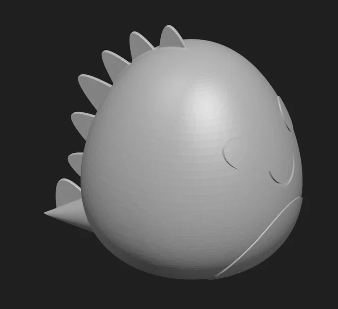 Mô hình khủng long Dino Squishmallow đáng yêu cho máy in 3D - Image 1