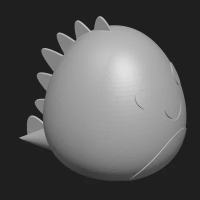 Mô hình khủng long Dino Squishmallow đáng yêu cho máy in 3D