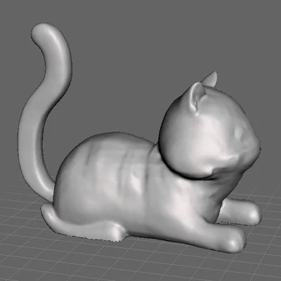 Mô hình chú mèo 3D dễ thương trang trí bàn làm việc