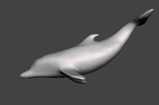 Mô hình chú cá heo (Dolphin) 3D tinh tế trang trí đẹp mắt - Image 1