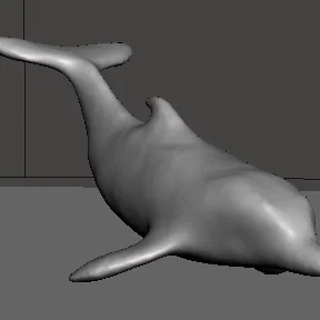Mô hình chú cá heo (Dolphin) 3D tinh tế trang trí đẹp mắt