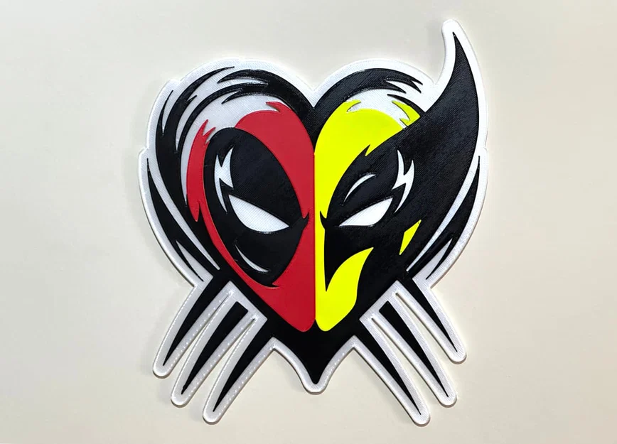 Deadpool Wolverine Heart (Trái tim Deadpool & Wolverine) - Image 1