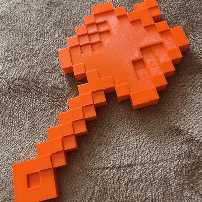 Mô hình 3D Minecraft Mace - Vũ khí mạnh nhất dành cho Fan