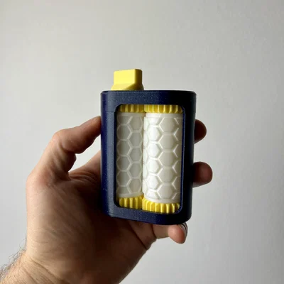 Hexagons - Con lăn dập nổi danh thiếp (Business Card Embosser Roller)