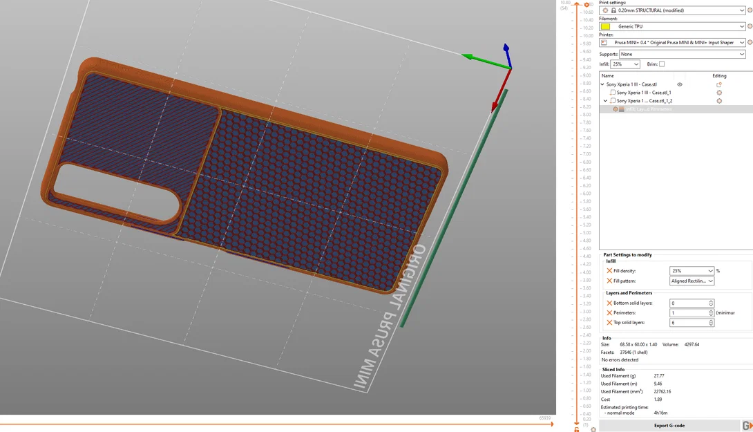 Ốp TPU & CAD Model cho Sony Xperia 1-III (Sony Xperia 1-III TPU Case & CAD Model) - Image 9