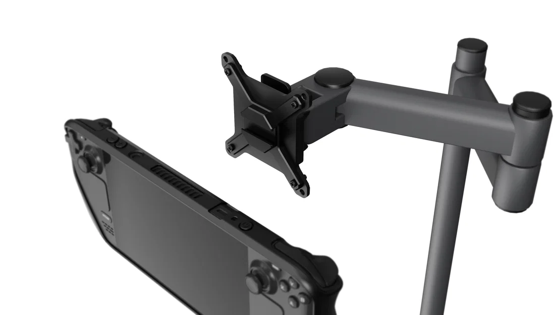 Ngàm VESA cho JSAUX ModCase - Gắn Steam Deck lên tay đỡ màn hình - Image 3